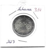 Monedas - Euros - 2€ - Lituania - SC - 2023 - Juntos con Ucrania