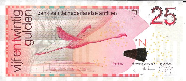 Billetes - America - Antillas Holandesas - 29 - sc - 2006 - 25 gulden - Num.ref: 4114571886 - Click en la imagen para cerrar