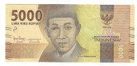 Billetes - Asia - Indonesia - 156a - SC - 2016 - 5000 rupias - Num.ref: 2FD299243