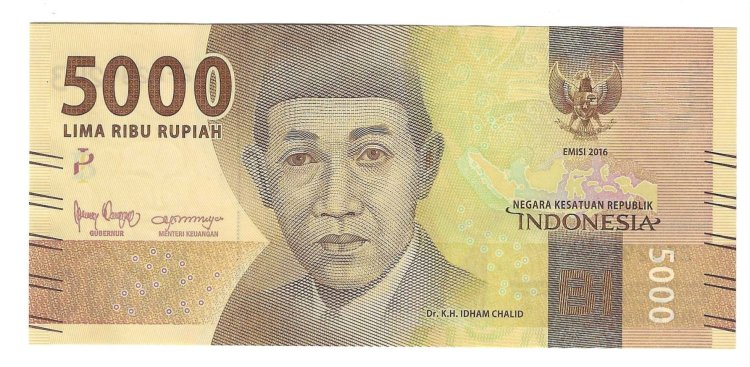 Billetes - Asia - Indonesia - 156a - SC - 2016 - 5000 rupias - Num.ref: 2FD299243 - Click en la imagen para cerrar