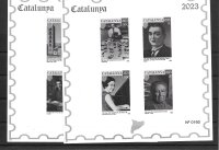 Sellos - Pruebas Filatelicas de Catalunya - Año 2023 - 2HB Pruebas en b/n - Personajes