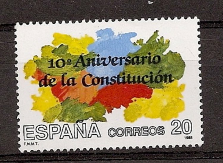 Sellos - Países - España - 2º Cent. (Series Completas) - Juan Carlos I - 1988 - 2982 - ** - Click en la imagen para cerrar