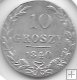 Monedas - Europa - Polonia - 113a - 1840 - 10 groszy - plata