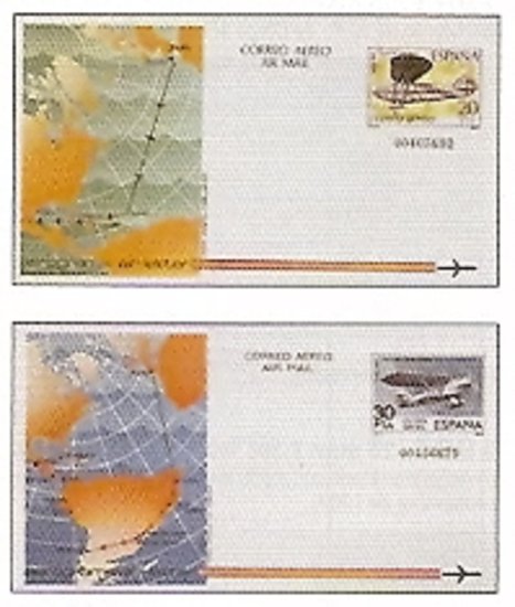 Sellos - Países - España - Aerogramas - 203/04 - ** - Click en la imagen para cerrar