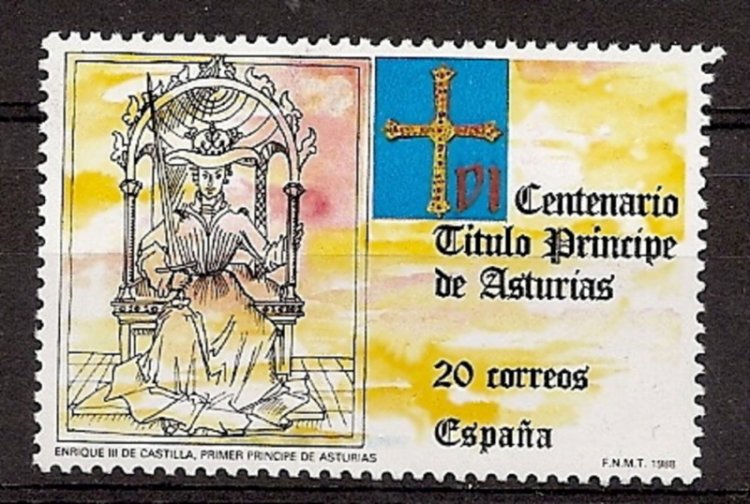 Sellos - Países - España - 2º Cent. (Series Completas) - Juan Carlos I - 1988 - 2975 - ** - Click en la imagen para cerrar