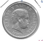 Monedas - Europa - Portugal - 535 - 1899 - 500 reis - plata