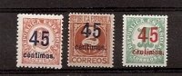 Sellos - Países - España - 1º Cent. (Series Completas) - 0742/44 - **