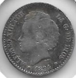 Monedas - EspaÃ±a - Alfonso XIII ( 17-V-1886/14-IV) - 42 - 1894 - 50 Cent - Plata