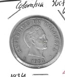 Monedas - America - Colombia - 274 - 1934 - 50 ctv - plata