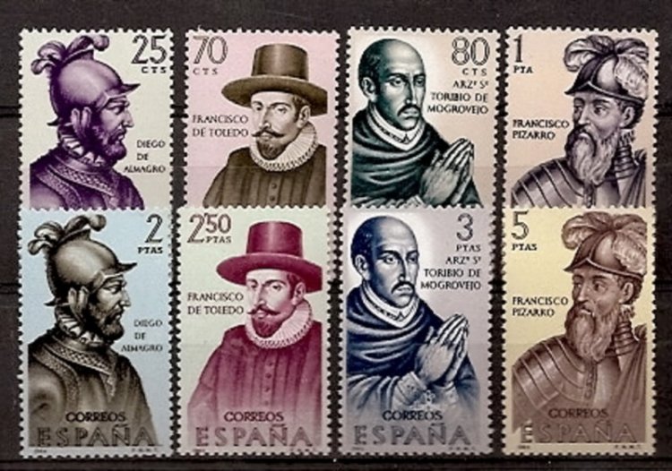 Sellos - Países - España - 2º Cent. (Series Completas) - Estado Español - 1964 - 1622/29 - ** - Click en la imagen para cerrar