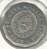 Monedas - America - Argentina - 061 - A - Año 1964 - 25 pesos