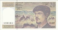 Billetes - Europa - Francia - 151F - sc - Año 1992 - 20 francos