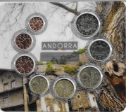 Monedas - Euros - Estuches Oficiales - Andorra - - FDC - 2019 - Coleccion 8 monedas