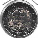 Monedas - Euros - 2€ - Luxemburgo - 2020 - SC - Henry Orange Nassau