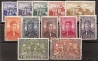 Sellos - Países - España - 1º Cent. (Series Completas) - 0547/558 - **