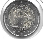 Monedas - Euros - 2€ - Italia - SC - Año 2018 - Ministerio de Salud