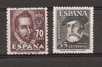 Sellos - Países - España - 1º Cent. (Series Completas) - 1035/36 - **