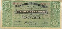 Billetes - America - Mexico - S528 - mbc - 1914 - 50 ctv - Num.ref: 2648127 - Chihuahua