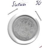 Monedas - Europa - Suecia - 788 - 1911 - 50 ore - plata