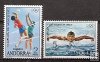 Sellos - Países - Andorra - Correo Español - Series completas - 1972 - 077/078 - **