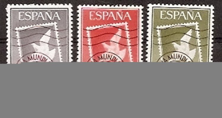 Sellos - Países - España - 2º Cent. (Series Completas) - Estado Español - 1961 - 1348/50 - ** - Click en la imagen para cerrar