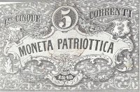 Billetes - Europa - Italia - S188 - mbc+ - 1848 - Estados Italianos - 5 liras - Num.ref: 209