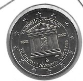 Monedas - Euros - 2€ - Grecia - SC - 2022 - Constitución