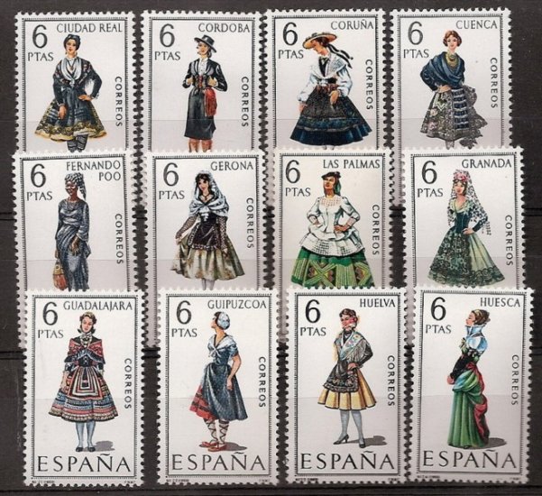 Sellos - Países - España - 2º Cent. (Series Completas) - Estado Español - 1968 - 1839/50 - ** - Click en la imagen para cerrar