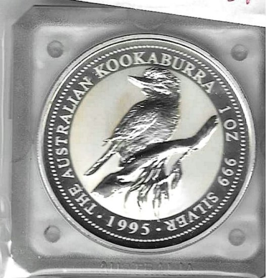 Monedas - Oceania - Australia - - 1995 - dolar - kookaburra - plata - Click en la imagen para cerrar