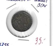 Monedas - EspaÃ±a - Fernando VI (1746 - 1759) - 2 - 1755 - ardit - Barcelona