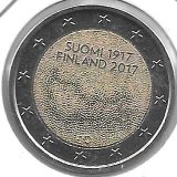 Monedas - Euros - 2€ - Finlandia - Año 2017 - Centenario de la Independencia