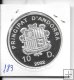 Monedas - Europa - Andorra - 183 - 2002 - 10 dinar - plata