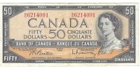 Billetes - America - Canada - 81b - mbc+ - 1955 - 50 dolares - num.ref: 6214091