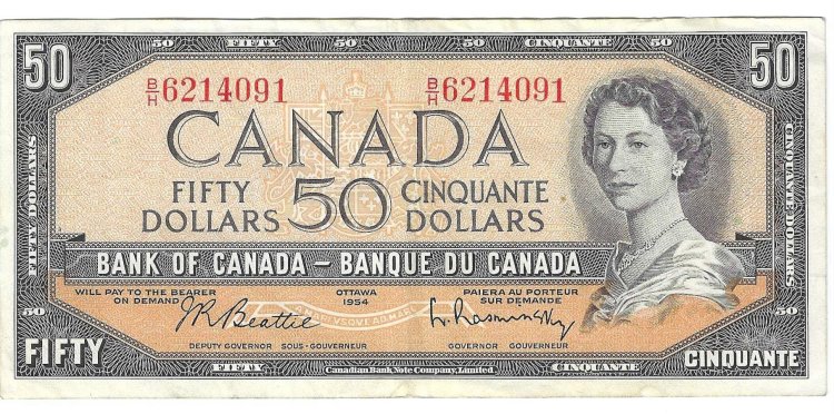 Billetes - America - Canada - 81b - mbc+ - 1955 - 50 dolares - num.ref: 6214091 - Click en la imagen para cerrar