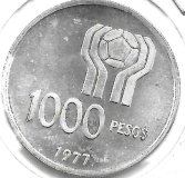 Monedas - America - Argentina - 78 - 1978 - 1000 pesos - plata