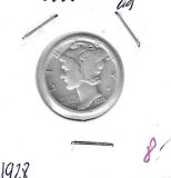 Monedas - America - Estados Unidos - 140 - 1928 - dime - plata