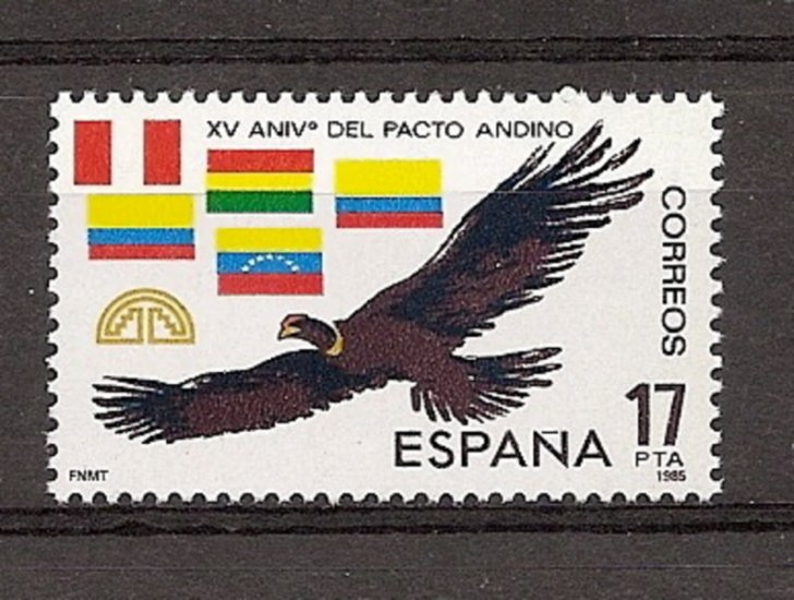 Sellos - Países - España - 2º Cent. (Series Completas) - Juan Carlos I - 1985 - 2778 - ** - Click en la imagen para cerrar