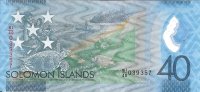 Billetes - Oceania - Islas Salomon - - sc - Año 2018 - 40 dolares - plástico