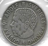 Monedas - Europa - Suecia - 826 - Año 1953 - Corona