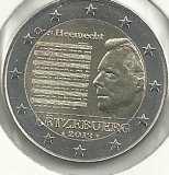 Monedas - Euros - 2€ - Luxemburgo - SC - Año 2013 - Himno Nacional