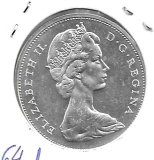 Monedas - America - Canada - 64.1 - 1965 - dolar - plata