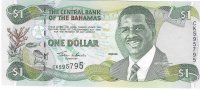 Billetes - America - Bahamas - 69 - SC - 2001 - 1 dolar - Num.ref: CK595795