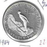 Monedas - Europa - Austria - 2896 - 1964 - 50 shillings - plata