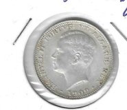 Monedas - Europa - Portugal - 549 - 1909 - 200 reis - plata