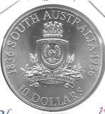 Monedas - Oceania - Australia - 86 - 1986 - 10 dolares - plata