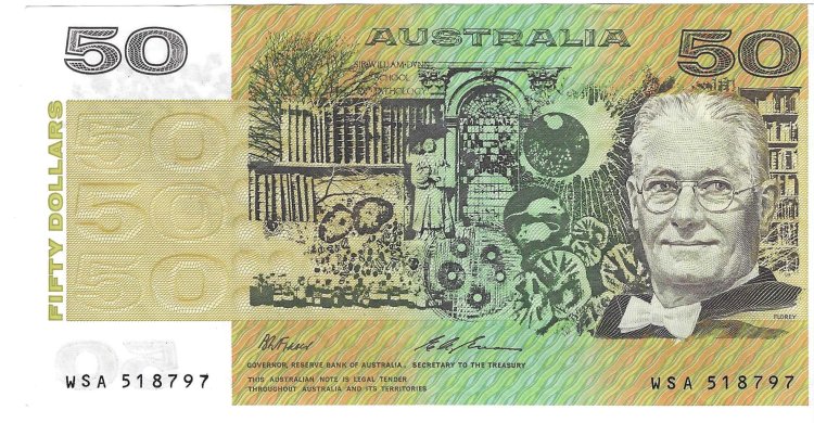 Billetes - Oceania - Australia - 47 - EBC - 1973-94 - 50 dolares - Num.ref: WSA5518797 - Click en la imagen para cerrar