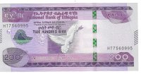 Billetes - Africa - Etiopia - 58 - SC - 2017 - 200 birr - Num.ref: HT7560995