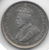 Monedas - Oceania - Australia - 25 - Año 1917 - 6 Pence