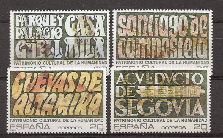 Sellos - Países - España - 2º Cent. (Series Completas) - Juan Carlos I - 1989 - 3038/41 - ** - Click en la imagen para cerrar