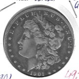 Monedas - America - Estados Unidos - 110 - 1901 - dolar - plata